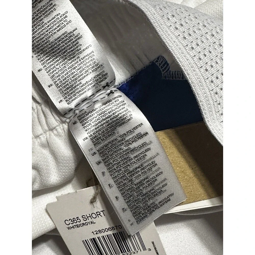 adidas C365 Basketball Shorts Mens Large Blue White Athletic Gym NWT DY7376 New